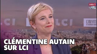 Clémentine Autain dans la matinale LCI [upl. by Tiertza]