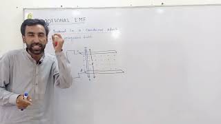 Motional EMF in Urdu Hindi  BSc and BS Physics [upl. by Hsetim]