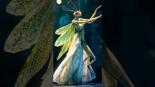 A Woman Fuses with A Praying Mantis on AGT americagottalent agt magic talent shorts [upl. by Lucia]