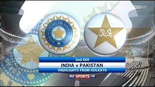 India vs Pakistan 2nd ODI Kolkata 2012 Highlights [upl. by Jermyn739]