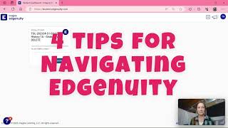 Edgenuity 4 Tips [upl. by O'Donnell925]