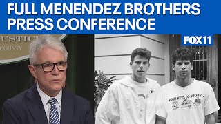 MENENDEZ BROTHERS PRESS CONFERENCE Full DA announcement [upl. by Yetti]