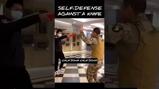 Knife SelfDefense 🧠selfdefenseskills running mindset [upl. by Terr]