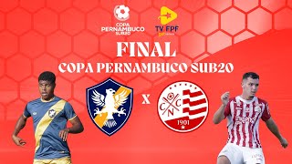 AO VIVO E COM IMAGENS FINAL  RETRÔ x NÁUTICO  COPA PERNAMBUCO SUB20 JOGO ÚNICO [upl. by Eiryt]