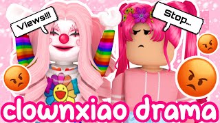 CLOWNXIAO WENT TOO FAR… ROBLOX NEWSDRAMARANT [upl. by Dnomal]