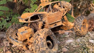 Restoration Abandoned OFFROAD Car  Restore remote control cars [upl. by Nnylyak89]