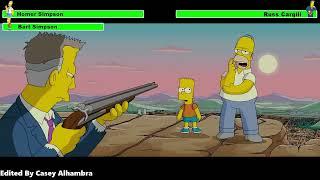 The Simpsons Movie 2007 Final Battle with healthbars 22 [upl. by Naneik]