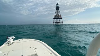 Exploring Stiltsville and Fowey Rocks Lighthouse  Boca Chita Key Camping Day 2 [upl. by Angelia]