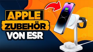 iPhoneZubehör von ESR Kabelloses Ladeset Ladestation MagSafe Wallet amp Powerbank [upl. by Egief786]