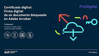 Certificado digital firma digital de un documento bloqueado en Adobe Acrobat [upl. by Oivalf]