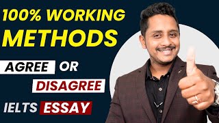 100 Working Method  IELTS Writing Task 2  Agree or Disagree  Skills IELTS [upl. by Miett550]