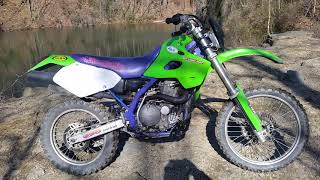 94 KAWASAKI KLX650R CHECK IT OUT [upl. by Ahsikcin321]