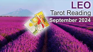 LEO TAROT READING quotCOMING OUT ON TOP LEO IT ALL FALLS INTO PLACEquot September 2024 tarotreading [upl. by Niarb]