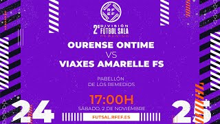 OURENSE ONTIME B  VIAXES AMARELLE FS  SEGUNDA DIVISIÓN FEMENINA FÚTBOL SALA  J7 [upl. by Scrivenor]