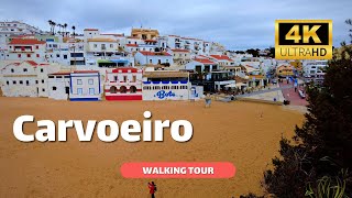 Carvoeiro Algarve 🇵🇹 – Febuary 2023 – Walking Tour 4K [upl. by Atived]