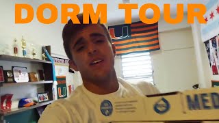 COLLEGE DORM TOUR University of Miami [upl. by Ymac]