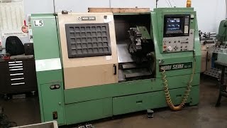 Mori Seiki SL25A5 CNC Lathe Fanuc 10T Control FAPT 1988 [upl. by Merralee865]