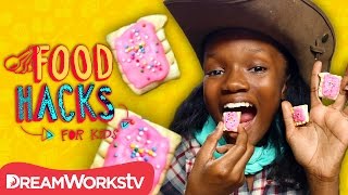 Mini Poptarts Cereal  More Cereal Food Hacks  FOOD HACKS FOR KIDS [upl. by Ecirtnahc]