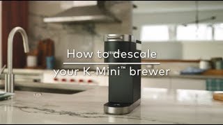 How to Descale Your Keurig® KMini Coffee Maker [upl. by Ahsille]