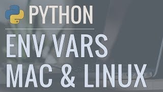 Python Quick Tip Hiding Passwords and Secret Keys in Environment Variables Mac amp Linux [upl. by Jack191]