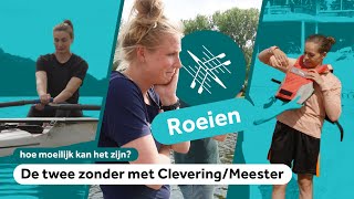 ROEIEN met WERELDKAMPIOENEN Clevering amp Meester  Hoe moeilijk kan het zijn  NOS Sport [upl. by Ahseekal533]