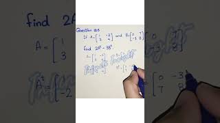 Transpose of matrix shorts short maths matrixconcepts matrix [upl. by Aiuqcaj]