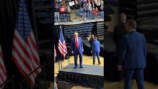 Donald Trumps Campaign Rally at Penn State University in State College Pennsylvania [upl. by Aierbma]