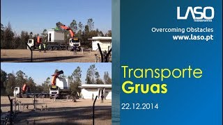 LASO TRANSPORTES SA  Gruas  Manobras [upl. by Senior314]