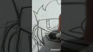 Kakashi Sensei Drawing Pt1 royalty [upl. by Byrd]