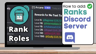 How To Add Levels To Your Discord Server  Add Rank Roles Discord [upl. by Janik]