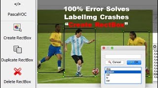 100 Solves  LabelImg crashing while selecting Create Rect box [upl. by Annehsat363]