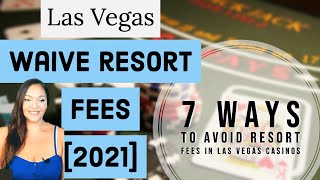 How to Get Las Vegas Resort Fees Waived 2021 [upl. by Heng]