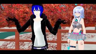 MMD Ahiru Watches Too Much Anime Motion DL [upl. by Ymma]