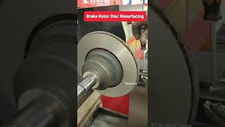 Brake Rotor Disc Resurfacing Brake Lathe Machine brake car repair [upl. by Ordisy771]