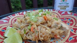 Chicken Pad Thai Recipe Thai Food with Ghee [upl. by Adela]