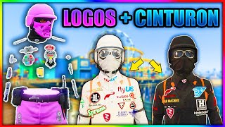 ✅BUG DE LOGOS PEGATIGANAS Y CINTURON GTA 5 ONLINE TRUCOS【PS4PS5XboxOnePc】MODDED OUTFIT [upl. by Hamimej731]