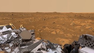 Perseverance Mars Rover’s MastcamZ View of Van Zyl Overlook 360 video  audio [upl. by Allista]