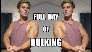 WAT IK EET VOOR MEER SPIERMASSA  Full Day Of Bulking [upl. by Ornas269]