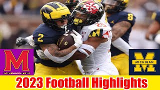 Maryland vs Michigan GAME HIGHLIGHTS HD  NCAAF Week 12College Football 2023 [upl. by Aynas571]