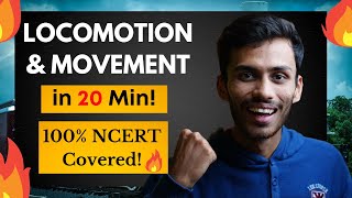 Locomotion amp Movement FAST One SHOT🔥  Full Revision in 20 Min  NCERT  Class 11  NEET [upl. by Tessler]