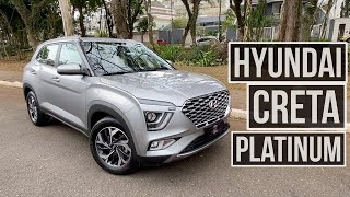 HYUNDAI CRETA PLATINUM nova geração consolida viceliderança no segmento [upl. by Balthazar959]