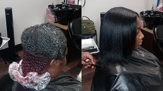 How To Do Peekaboo Hair StepByStep Professional Matrix Hair Colorist [upl. by Leahcimnoj]