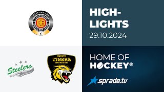 29102024  Highlights  Bietigheim Steelers vs onesto Tigers Bayreuth [upl. by Carn]