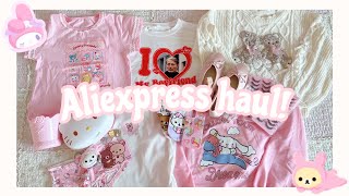 Aliexpress haul  kawaii coquette dolette aesthetic super cute finds 💌🤍 [upl. by Ravaj]