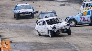 Banger Racing Angmering Oval Raceway CB Contact 18032018 [upl. by Tabby]