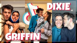 Dixie D’Amelio and Griffin Johnson  Grixie  TikTok Compilation [upl. by Ahsini]