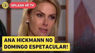 Ana Hickmann no Domingo Espetacular cuidado da Record mostra como outras emissoras devem fazer [upl. by Duomham]