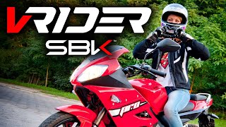 Riding a Motorcycle in VR is Surprisingly Fun 🏍 VRider SBK [upl. by Milewski]