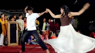 Tihar specialSo beautiful dance Both of you dada and sisTere nainasong [upl. by Urba]