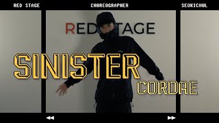 RED STAGE CORDAE  SINISTER by choreographer SEOKICHUL [upl. by Bortman352]